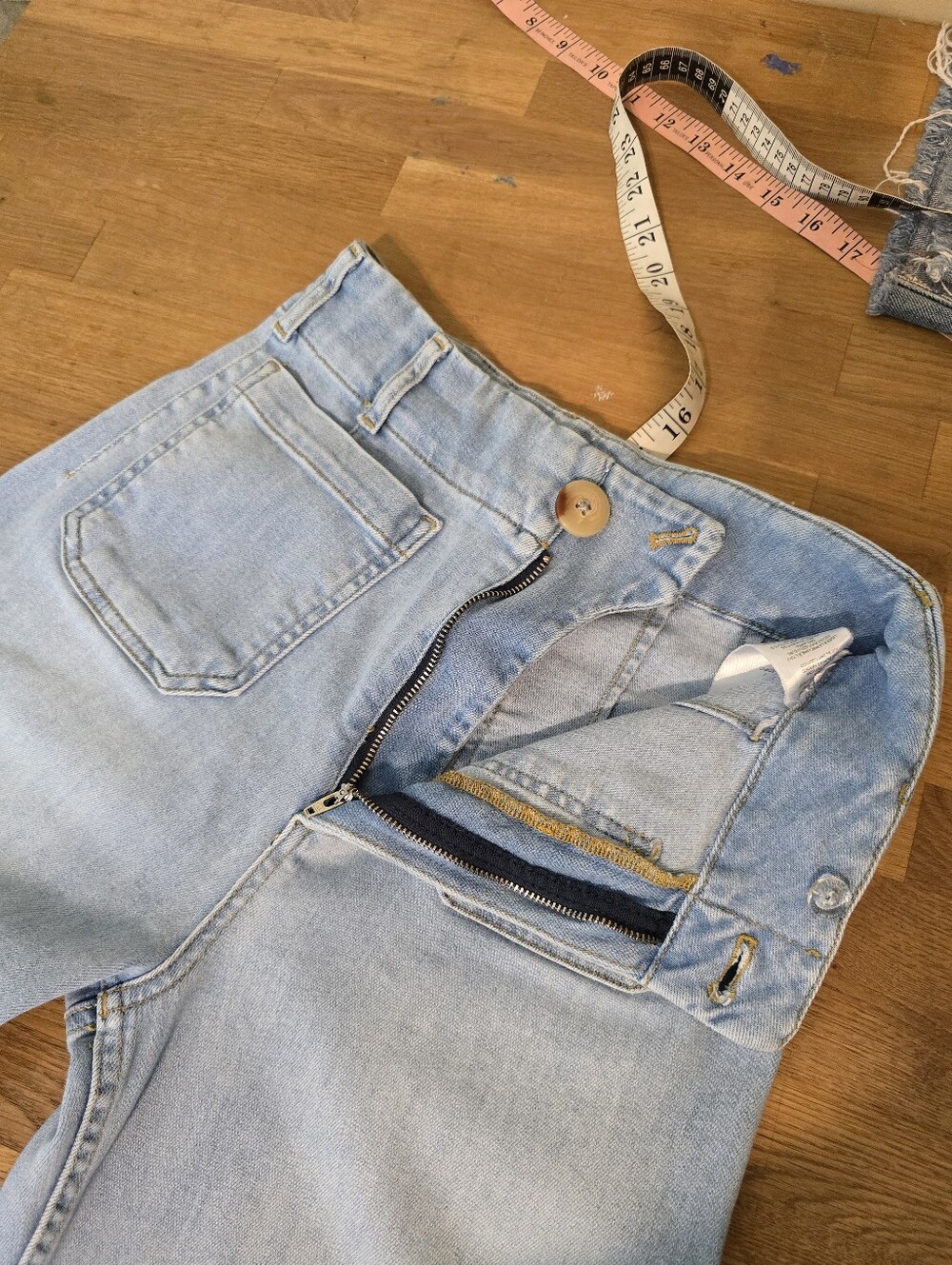 Maeve The Denim Colette Cropped Wide-Leg Jeans 28 - Picture 9 of 16